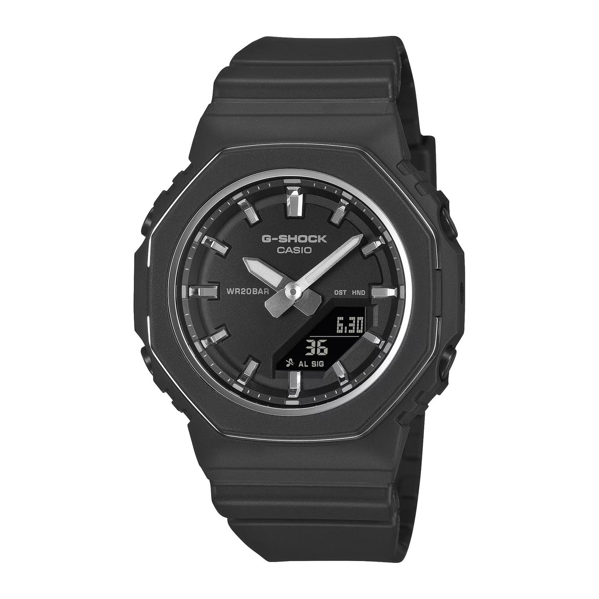 Casio G-Shock - Mens Rubber Strap Black Analogue & Digital Watch - GMA-P2110-1ADR