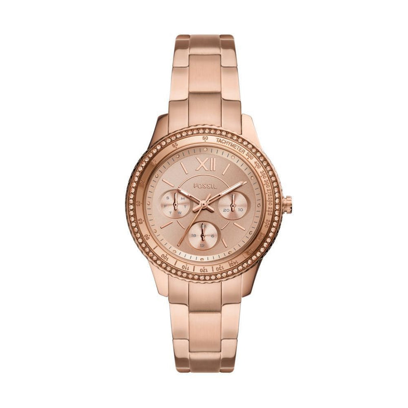 Fossil - Stella Sport Women'S Gold Stainless Steel Watch-ES5106