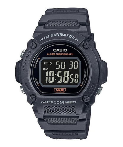 Casio - Black Digital Sport Watch - W-219H-8BVDF