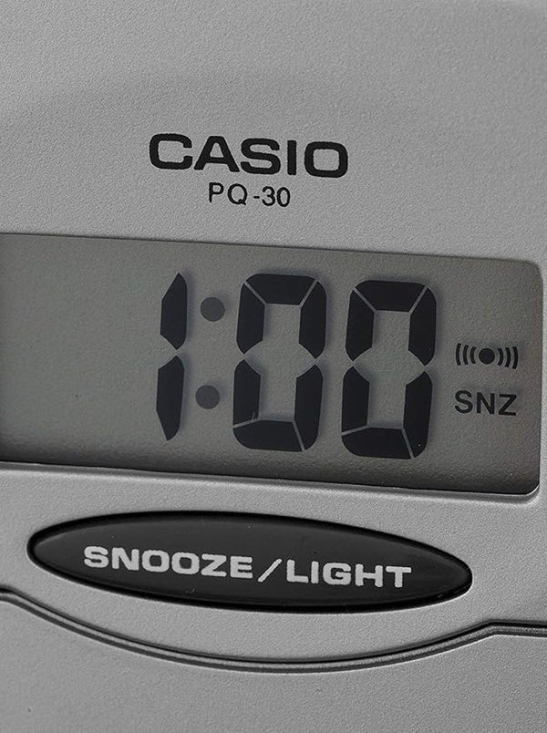 Casio Compact Digital Beep Alarm Clock - PQ-30-8DF