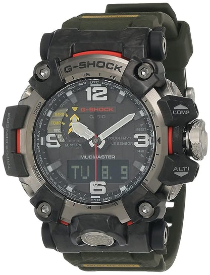 Casio - G-Shock Mens 200m Carbon Core Triple Sensor Mudmaster - GWG-2000-1A3DR