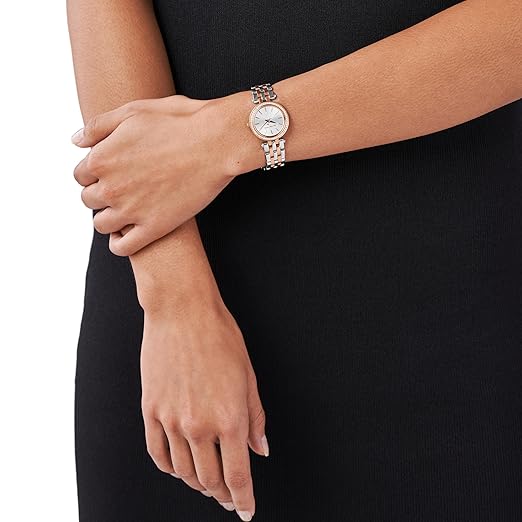 Michael Kors Darci Womens Silver Stainless Steel Watch-MK3298