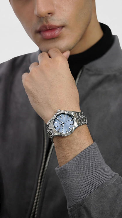 Diesel Vert Mens Silver Stainless Steel Watch-DZ2200