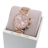 Michael Kors Ritz Rose Gold Stainless Steel Women Watch-MK6357