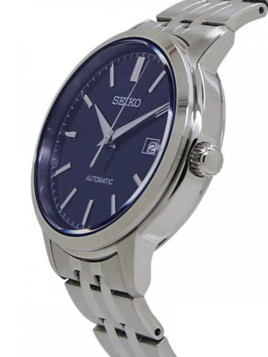 Seiko Men's Automatic - SRPH87K1 - Stainless Steel & Navy Blue Dial