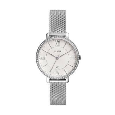 Fossil Jacqueline Silver Stainless Steel Women Watch-ES4627