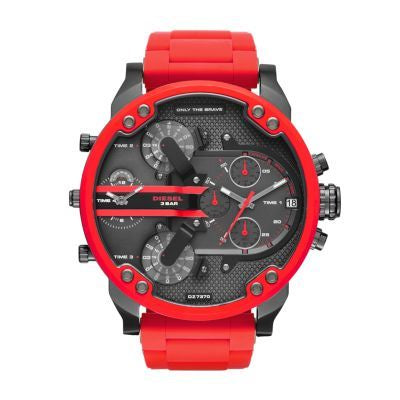 Diesel The Daddies Series Gunmetal Mixed Men Watch-DZ7370