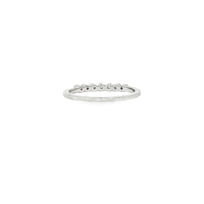 BWJ - 925 Sterling Silver Delicate Cubic Stackable Ring