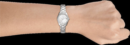 Fossil Scarlette Silver Stainless Steel Women Watch-ES4317