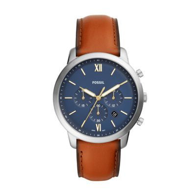 Fossil Nuetra Chrono Tan Leather Men Watch-FS5453