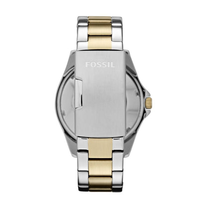 Fossil Riley Silver/Gold Stainless Steel Women Watch-ES3204