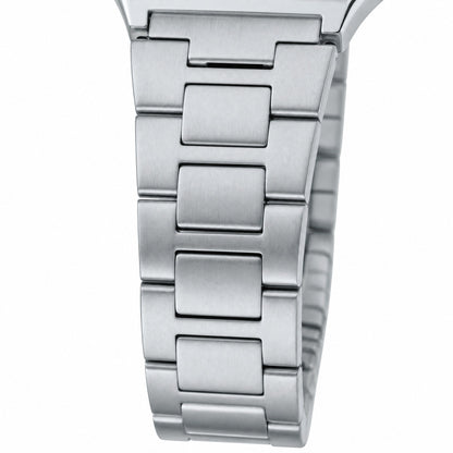 Casio A158WEA-9DF Retro Digital Watch - Bronze Dial - Stainless Steel Band