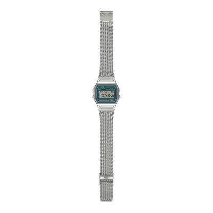 Casio Unisex Watch-A158WEM-3DE-Silver