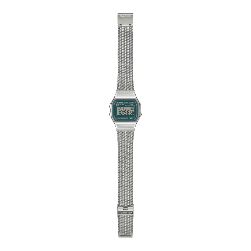 Casio Unisex Watch-A158WEM-3DE-Silver