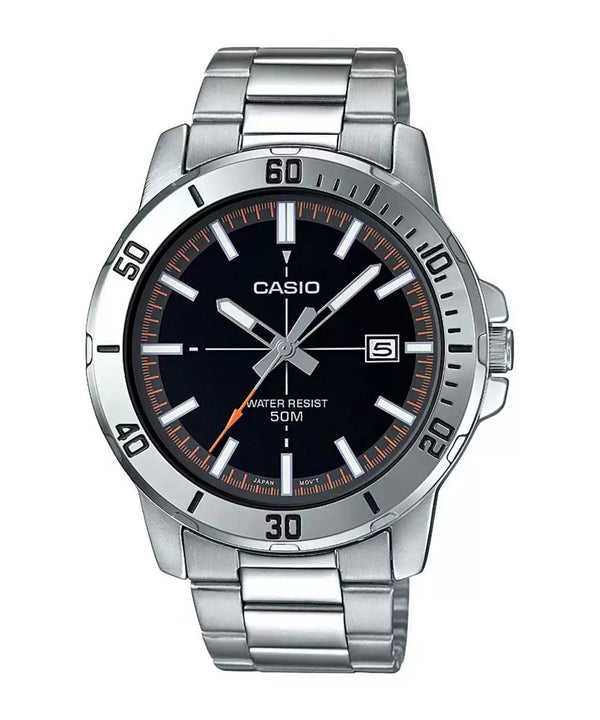 Casio - Standard Collection Silver Mens Watch - MTP-VD01D-1E2VUDF