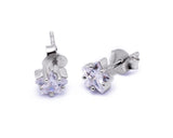 Broadway Jewellers - 925 Sterling Silver - Cubic Zirconia Star Stud Earring