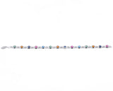 Broadway Jewellers - 925 Sterling Silver - Colour Stone Bracelet