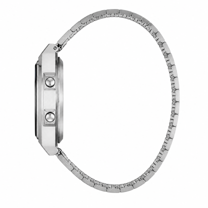 Casio Mens  Digital Metal Strap Watch-ABL-100WE
