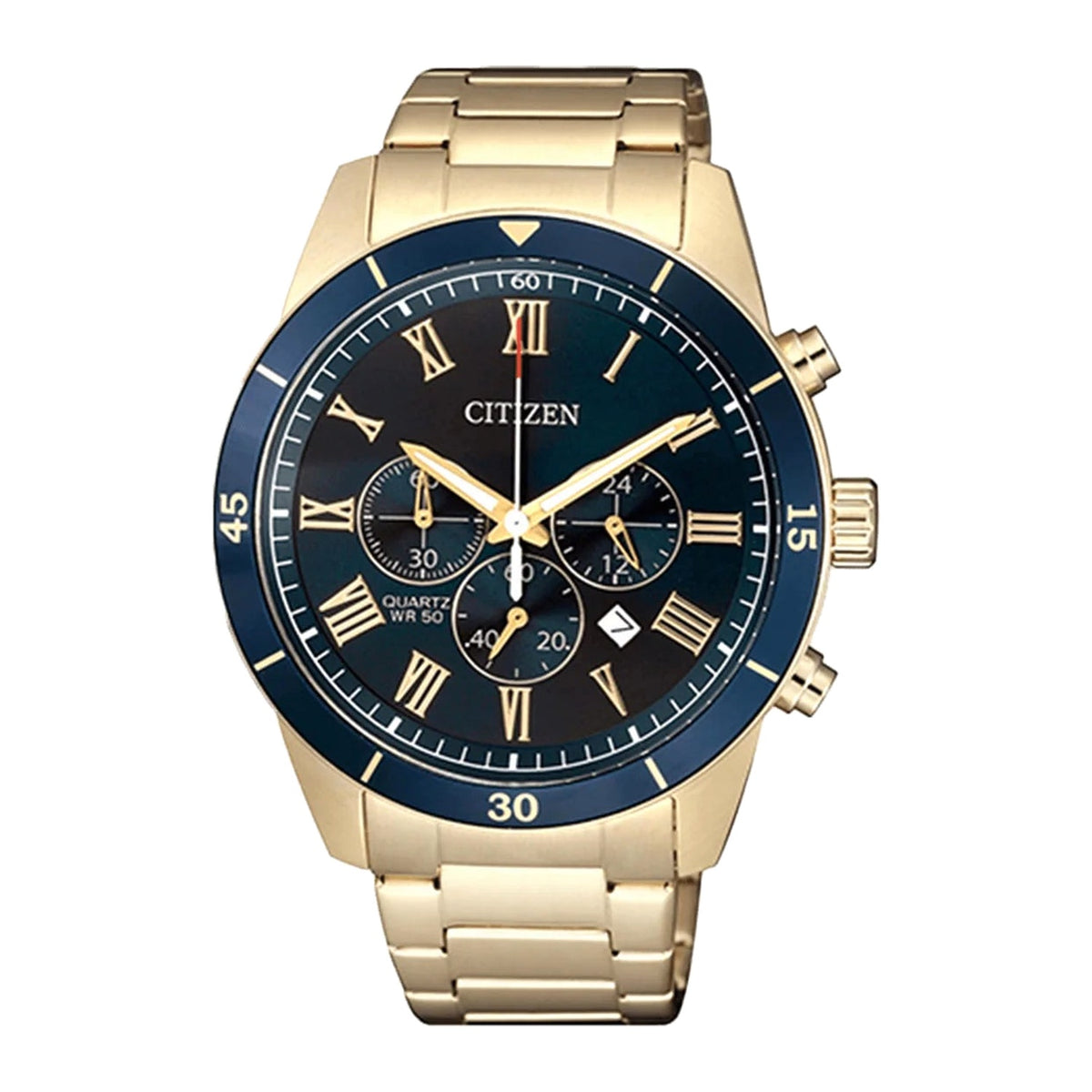 Citizen Quartz Mens Gold Stainless steel Watch-AN8169-58L
