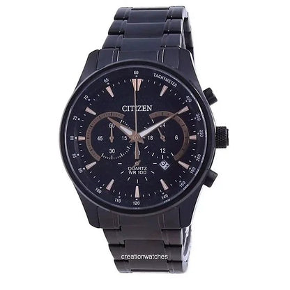 Citizen Chronograph Mens Black Stainless steel Watch-AN8195-58E