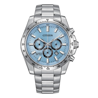 Citizen - Men Silver Stainless Steel Strap Watch - AN8230-59L