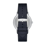 Armani Mens Blue Leather Watch - AR11012