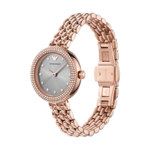 Armani Rosa Womens Rose gold Stainless Steel Watch-AR11508