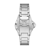 Armani Diver Mens Silver Stainless Steel Watch-AR11589