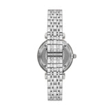 Armani Gianni T-Bar Womens Silver Stainless Steel Watch-AR11594