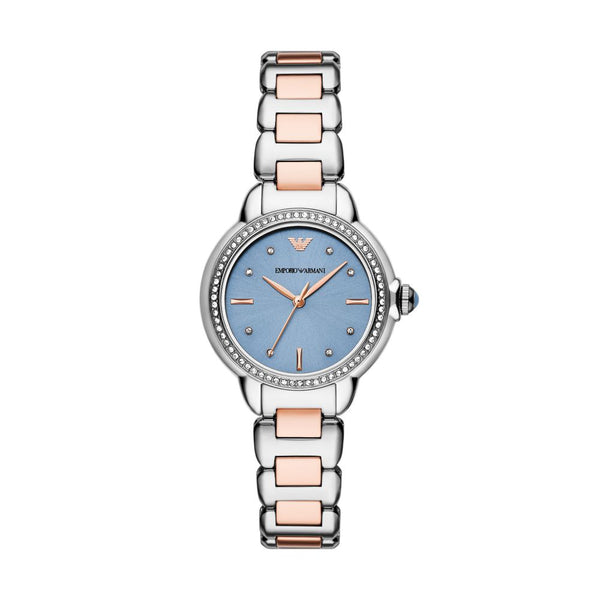 Armani Mia Womens Silver Stainless Steel Watch-AR11597