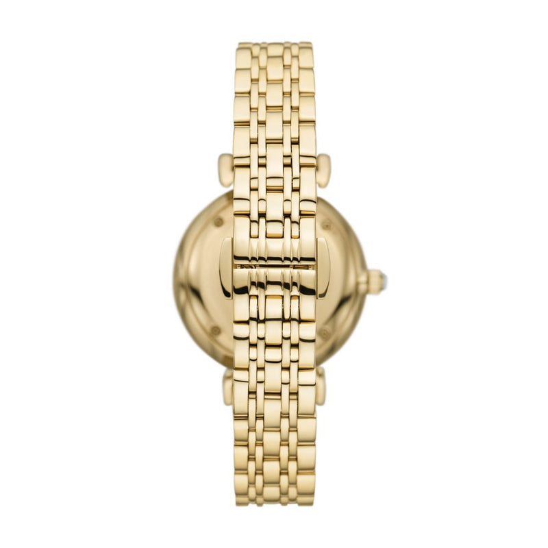 Armani Gianni T-Bar Womens Gold Stainless Steel Watch-AR11608