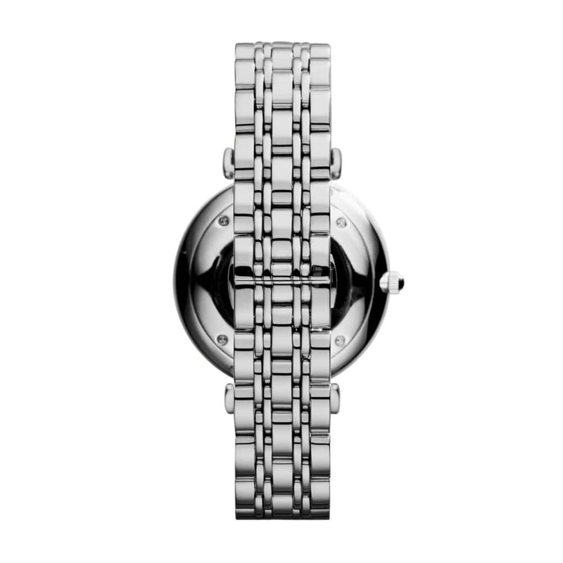 Emporio Armani Retro Womens Silver Stainless Steel Watch - AR1819