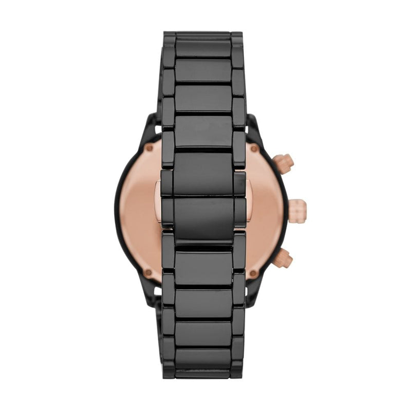 Emporio Armani Mario Mens Black Watch-AR70002