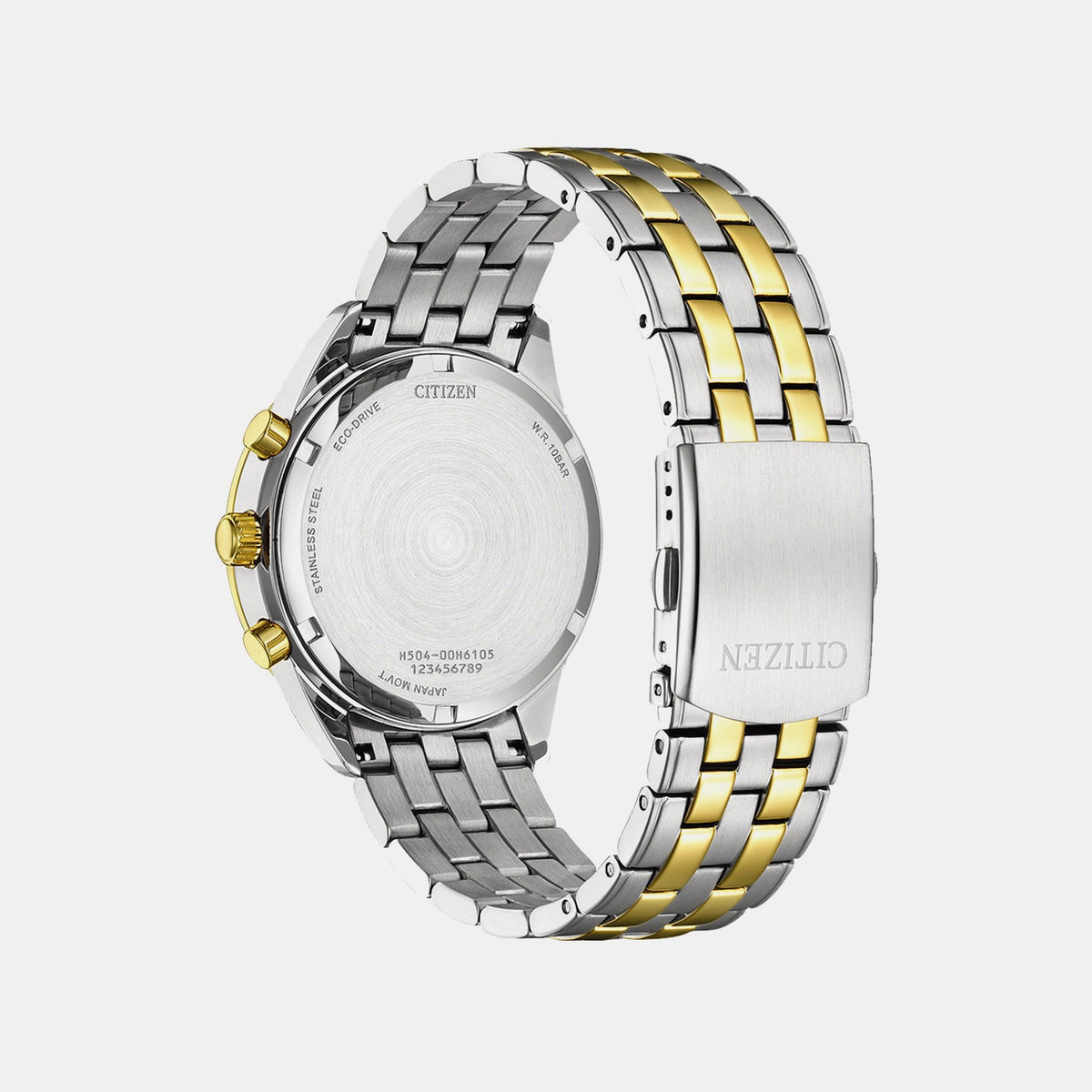 Citizen - Men Silver Stainless Steel Strap Watch - AT2604-56H
