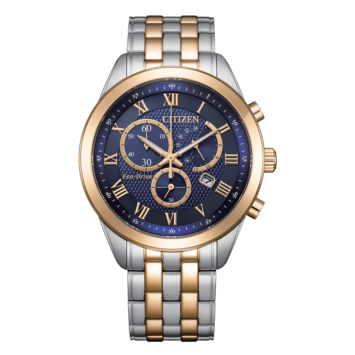 Citizen - Men Silver Stainless Steel Strap Watch - AT2606-51L
