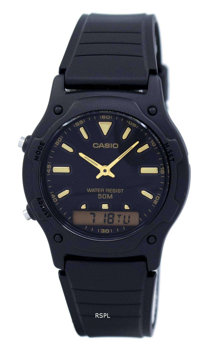 Casio Mens AW-49HE-1AVUDF Anadigital Watch