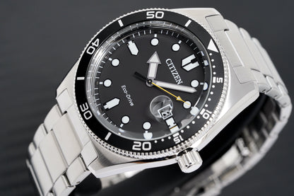 Citizen Eco-Drive Mens Silver Stainless steel Watch-AW1760-81E