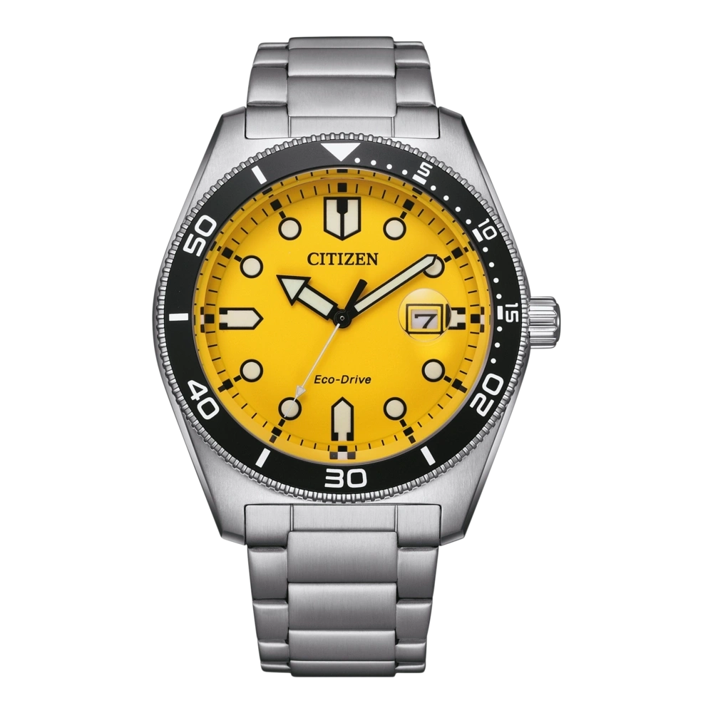 Citizen Eco-Drive Mens Silver Stainless steel Watch-AW1760-81Z
