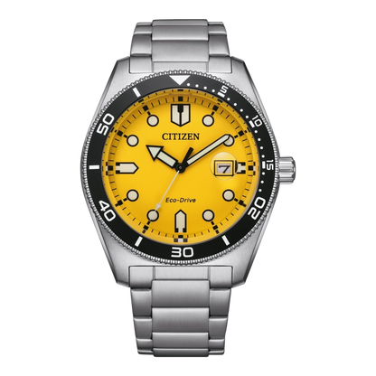 Citizen Eco-Drive Mens Silver Stainless steel Watch-AW1760-81Z