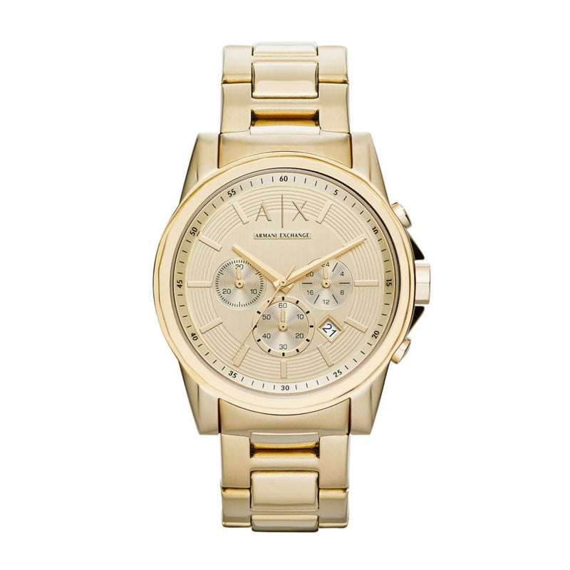 Armani Exchange Outerbanks Men'S Gold Stainless Steel Watch-AX2099