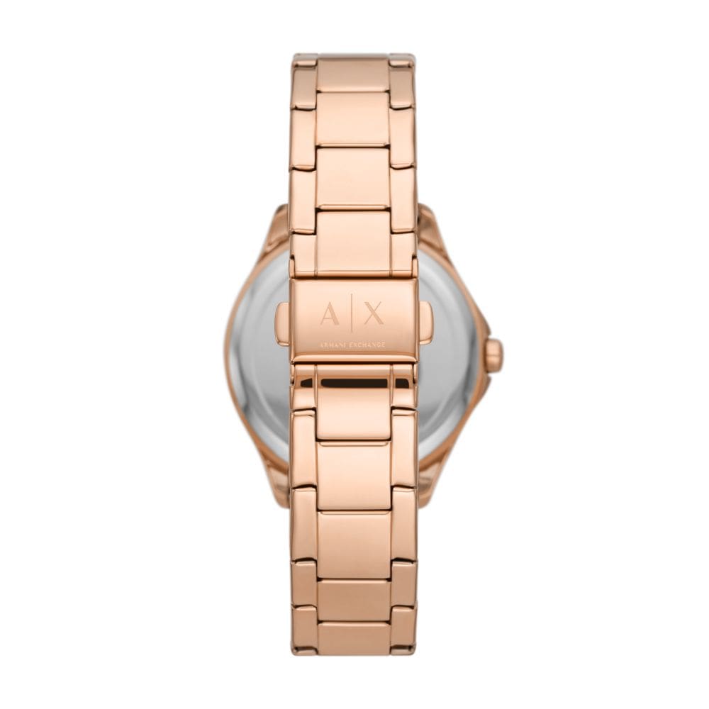 Armani exchange 2024 watches rose gold