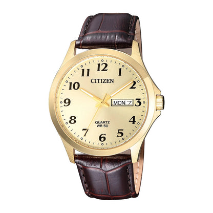 Citizen - Men Brown Leather Strap Watch - BF5002-05P