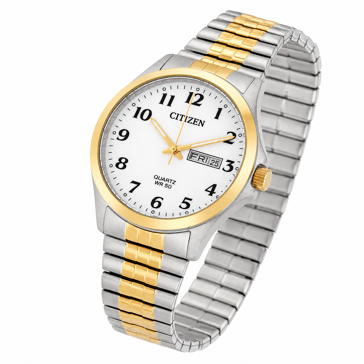 Citizen - Men Silver Stainless Steel Strap Watch - BF5004-93A