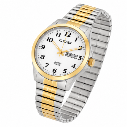 Citizen - Men Silver Stainless Steel Strap Watch - BF5004-93A