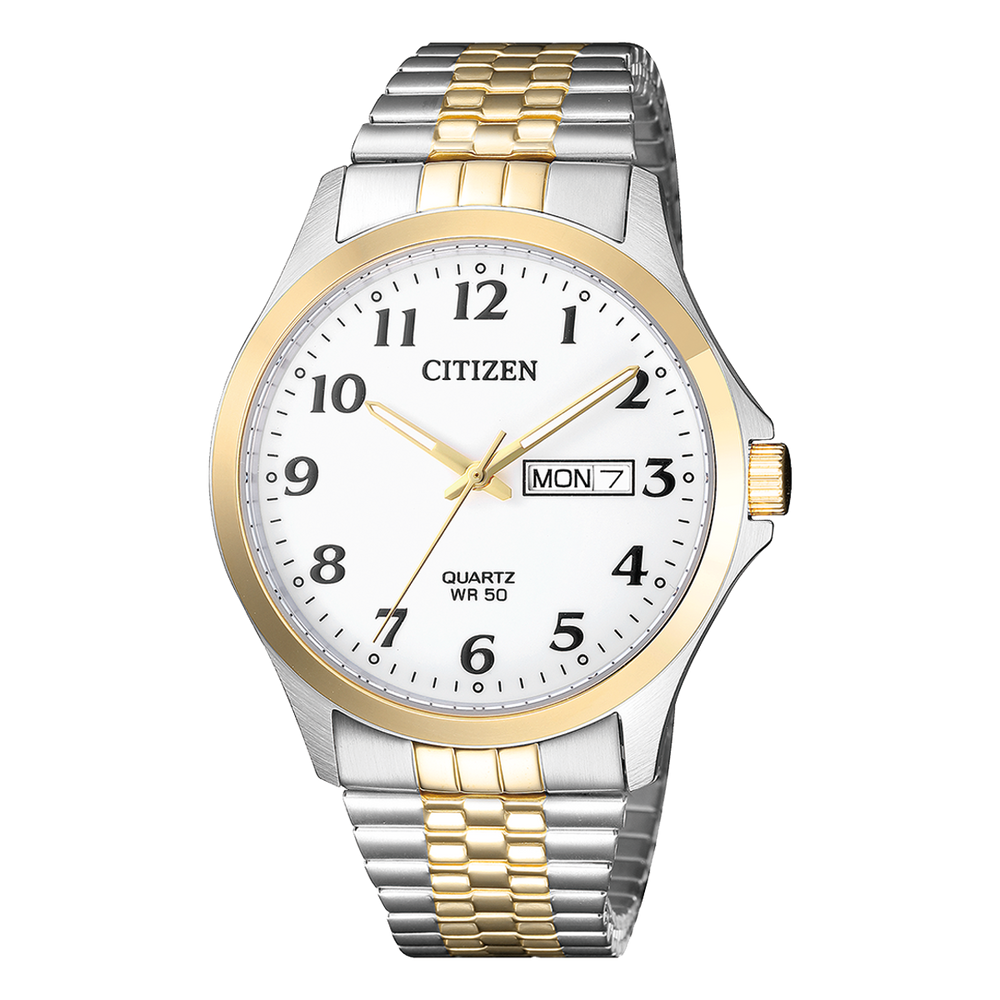 Citizen - Men Silver Stainless Steel Strap Watch - BF5004-93A