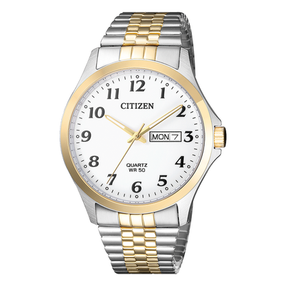 Citizen - Men Silver Stainless Steel Strap Watch - BF5004-93A