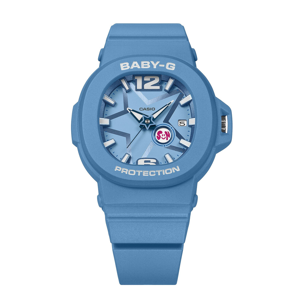 Casio Baby-G - Mens Rubber Strap Blue Analogue Watch - BGA-10D-2A2DR