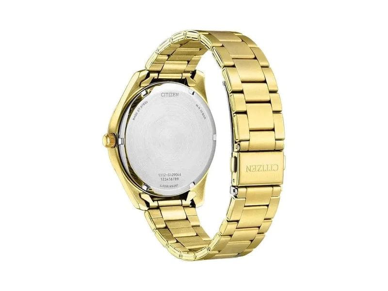 Citizen Quartz Mens Gold Stainless steel Watch-BI1039-59L