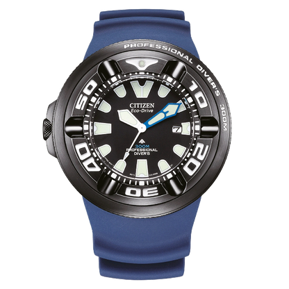 Citizen - Men Blue Rubber Strap Watch - BJ8055-04E