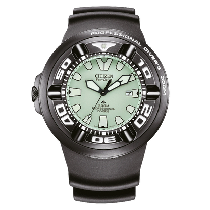 Citizen - Men Black Rubber Strap Watch - BJ8055-04X